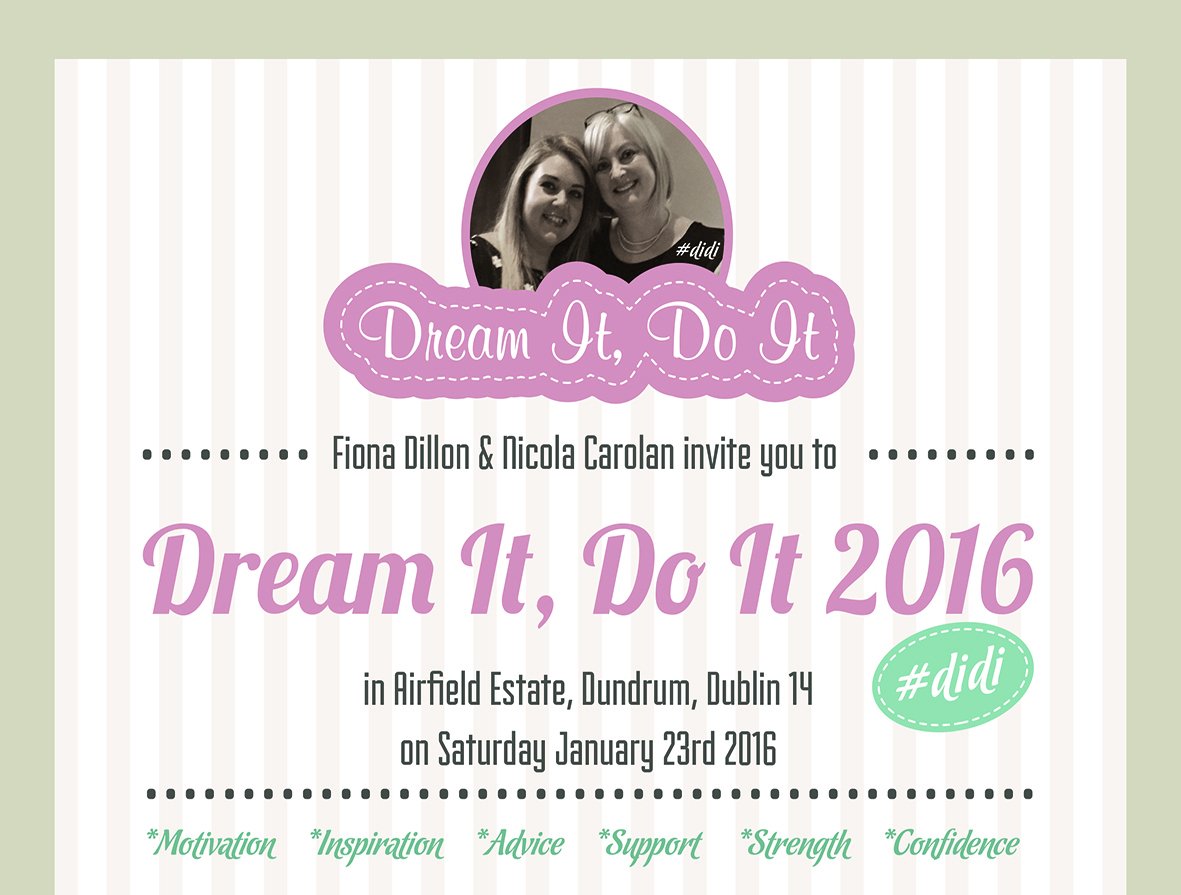 gleniskireland's tweet photo. Forget about #BlueMonday what about Dream It Do It Saturday? Win tickets to this fab event https://t.co/wXhugwCPno https://t.co/CcadAVjRgJ