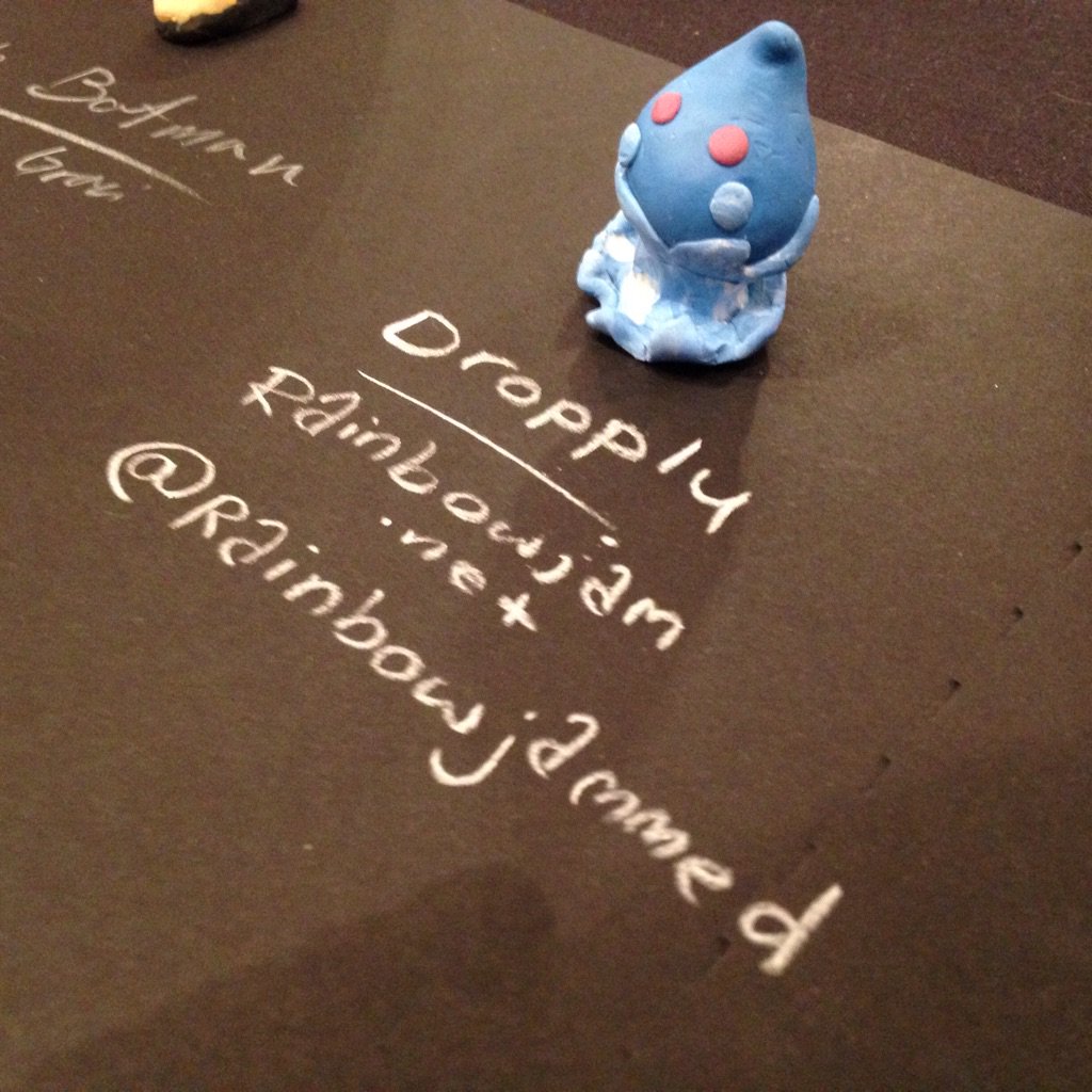 ClayburgerGames's tweet photo. splash of thanks to @rainbowjammed for making this cutie for #hopply at #PGCLondon https://t.co/2A7KYUpRlC
