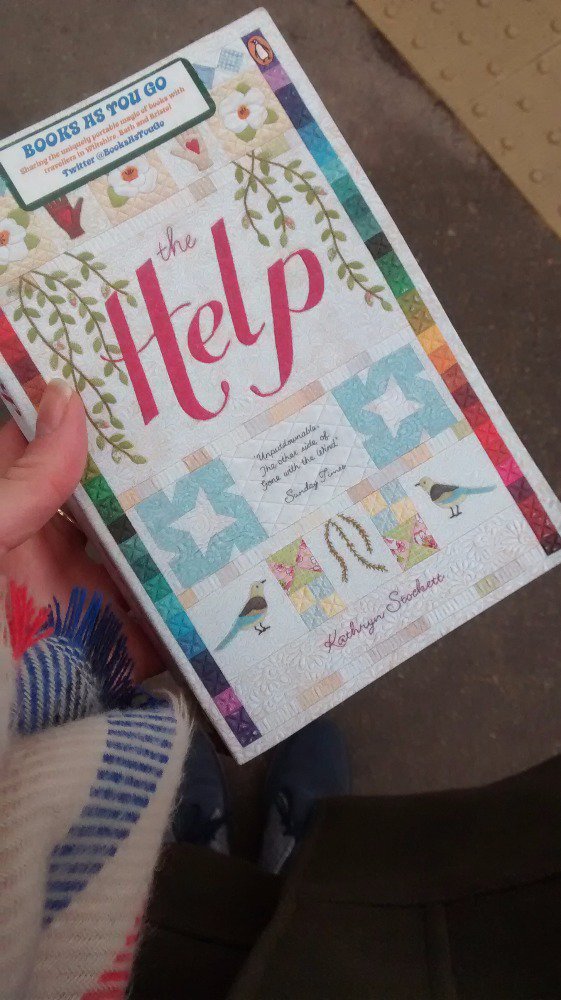 dBurginFox's tweet photo. Thank you @BooksAsYouGo I found 'The Help' at Chippenham station on 31st December...has really eased my Jan commute! https://t.co/dMyHFSwxre