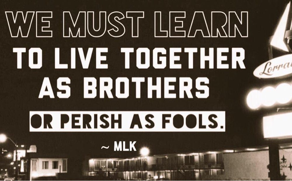 ToddAdkins's tweet photo. We must learn to live together as brothers or perish as fools.

#MLKday https://t.co/ElNWmZU1X7