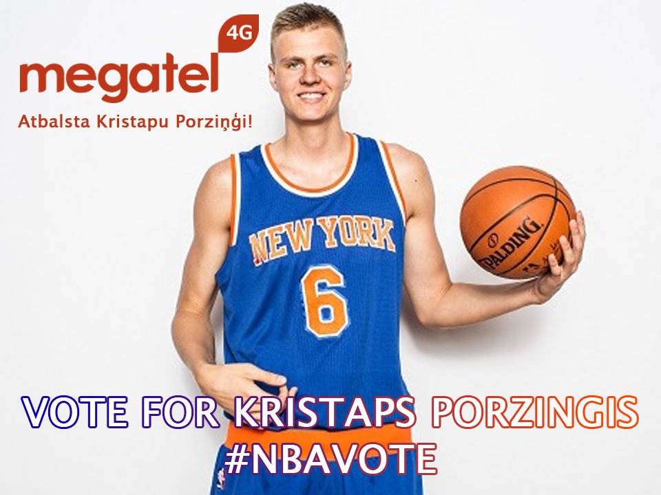 Kopā esam spēks!
Kristaps Porzingis #NBAVote