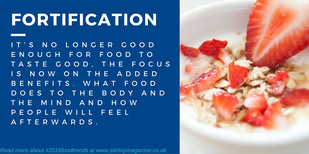 StiritupMag's tweet photo. Have you read our #2016FoodTrends Advice from the Experts feature by @morgainegaye? Miss it, miss out! https://t.co/K5lor2AFaP