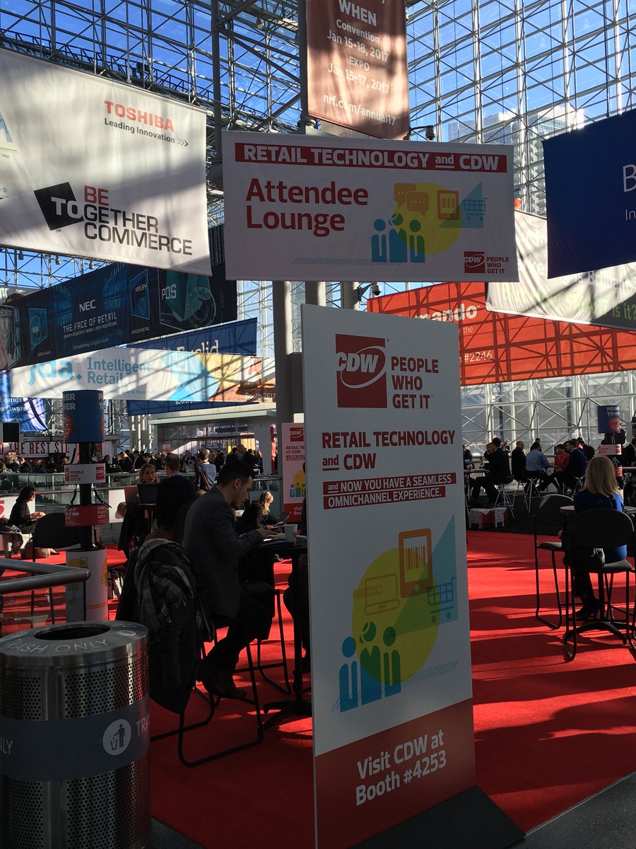 andygorski's tweet photo. Come visit #CDWCollab at #NRF16 booth #4253! #CDWGetsRetail! Let us help you better... https://t.co/uROw6NPBZt https://t.co/IvcwpgBAIf