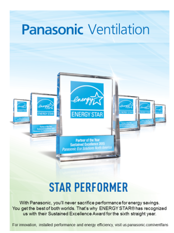 PanasonicNA's tweet photo. The possibilities are endless w/ our #EnergyStar certified #ventfans. See for yourself at booth #C2131 @IBSVegas. https://t.co/BxhKtZccXU