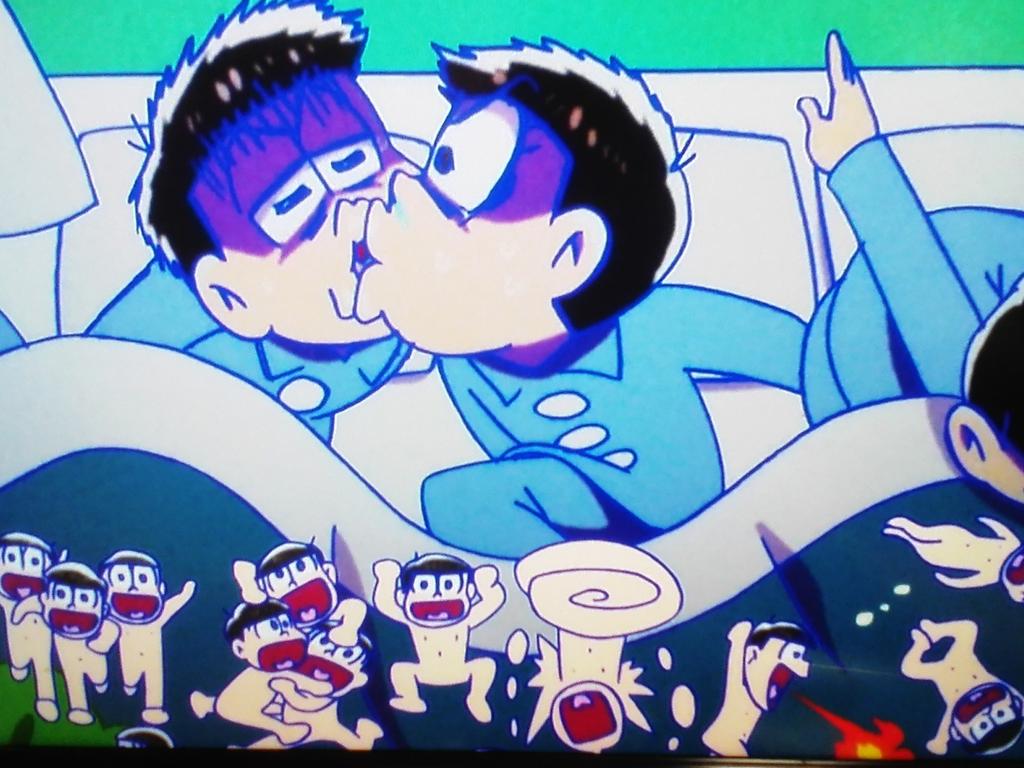 ロニ松 Na Twitteru 改めて14話見て ここでおそ松と一松がキスしているのを見て笑ってしまった パーカー松そのもの T Co Xpsuq4zdxr ロニ松 Na Twitteru 改めて14話見て ここでおそ松と一松がキスしているのを見て笑ってしまった パーカー松そのもの T Co Xpsuq4zdxr