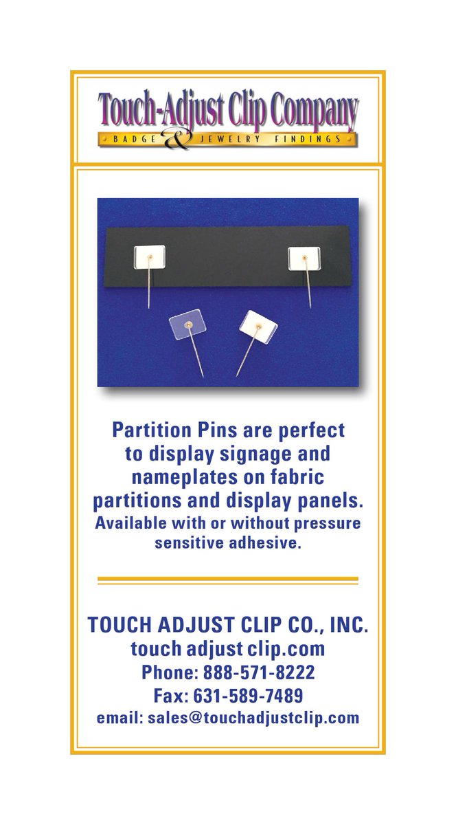 touchadjust's tweet image. touchadjustclip.com  
#fabricpins #partitionpins #pins