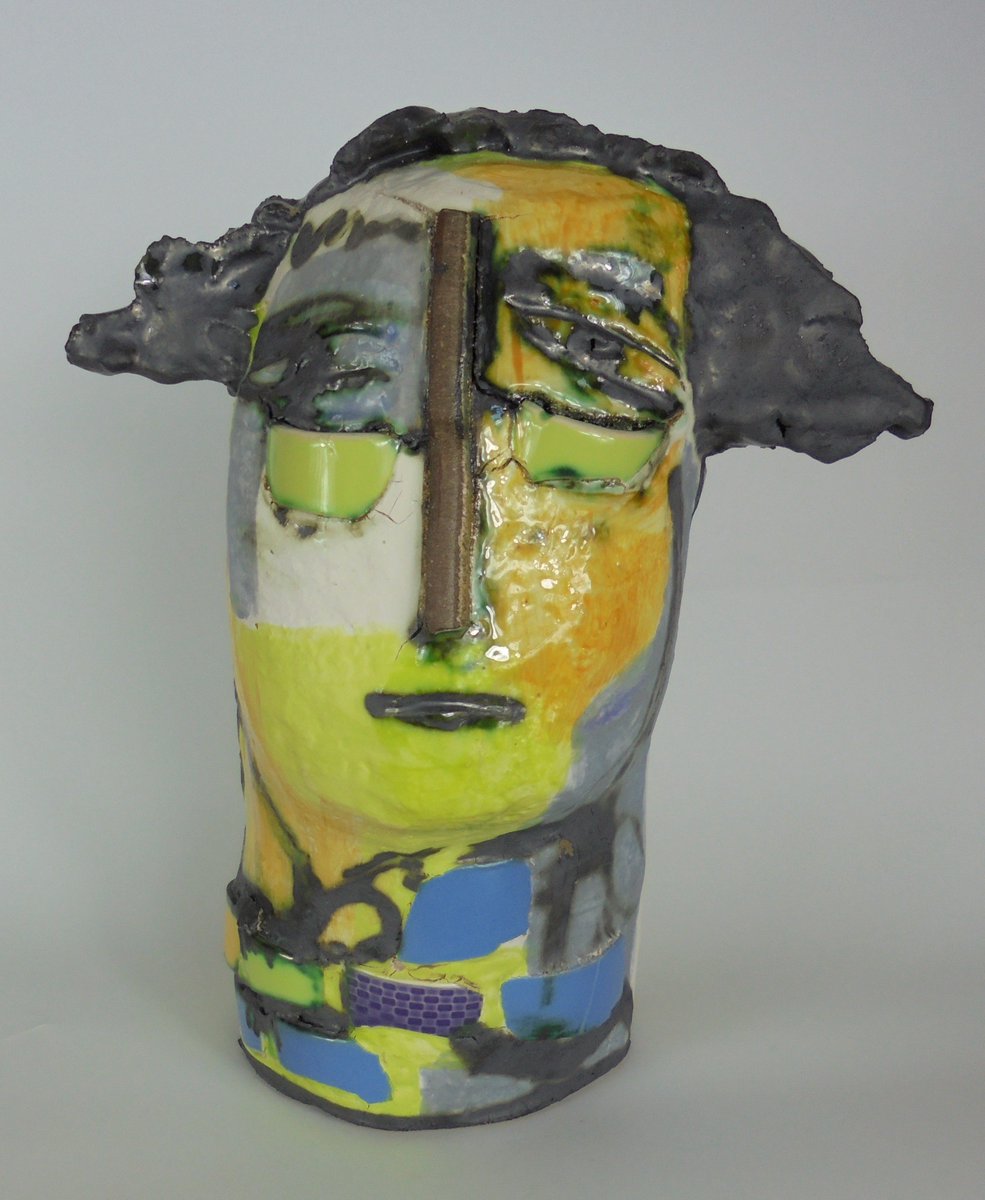 happyart100's tweet photo. 'I SMASHED IT!' by Mary Jones Ceramics @happyart100 #ceramicheads #smashed #Cardiff https://t.co/r5XQNh0WdI