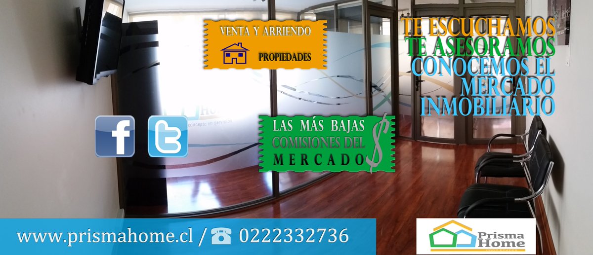 PrismaHome's tweet image. Deseas arrendar o vender su propiedad? Contáctenos 22332736 #Chile #Santiago #FelizLunes prismahome.cl
