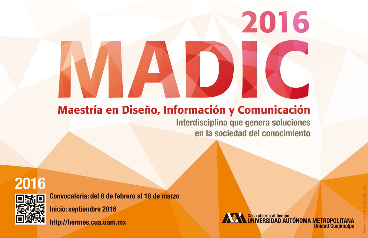 #MADIC aviso de convocatoria de inscripción <a href="/uam_dccd/">UAM_DCCD</a> <a href="/uamcuajimalpa/">UAM Cuajimalpa</a>