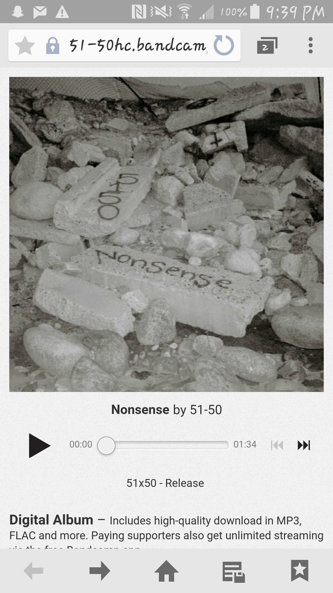 Last night, we released our first ep. Fuck with it. #51x50HC