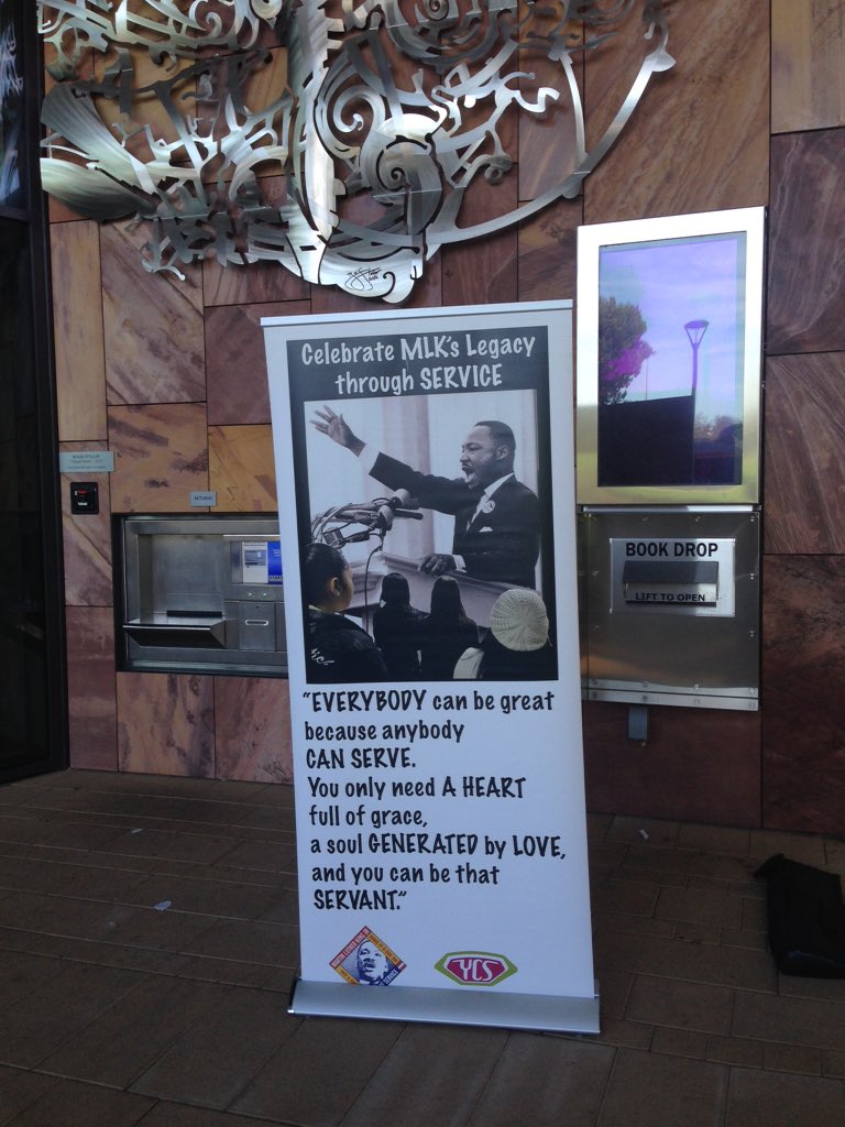 Great to see so many youth participating at the <a href="/YCSservingyouth/">Youth Community Service</a> MLK Jr. Family Day of Service! Feeling inspired.