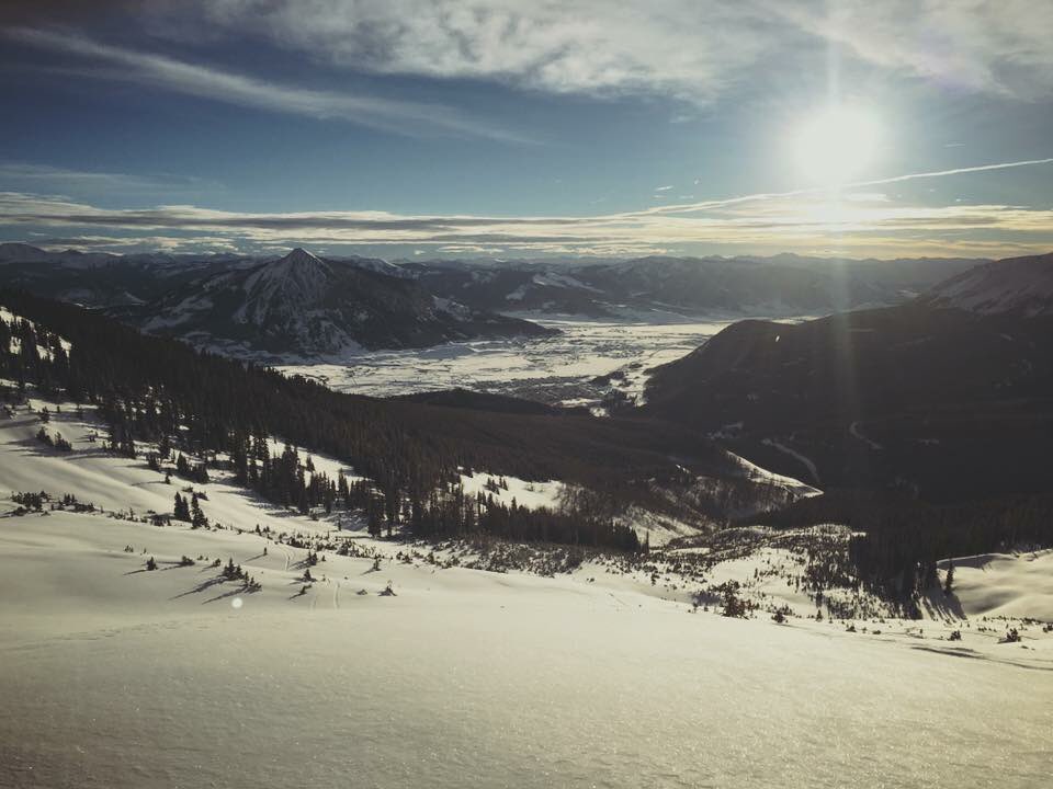 Early morning staff meeting. #CrestedButte