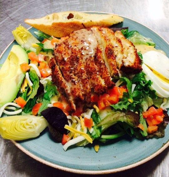 WagsDish's tweet photo. Coming soon @pub42 a new menu! This is the Sherrie's Chicken Salad, a new item to look out for! https://t.co/HqsuivT3Nt