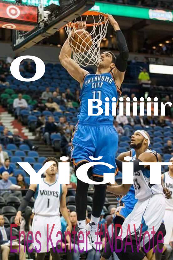 Haydi Güzel Ülkem TÜRKİYE

Bu Gece Uyumak Yok Sabaha Kadar:-)

Enes Kanter #NBAVote @Enes_Kanter 

@gonul_insani_