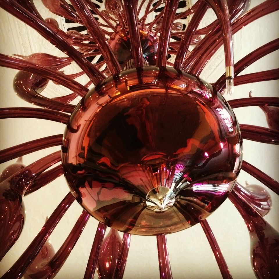 LiquidArtHouse's tweet photo. Inspired dining by @chefrodrigues @ChefJSheehan fusing Design with Gastronomy in mimicing LAH's @LuMurano Chandelier https://t.co/jQIH9FFgeF