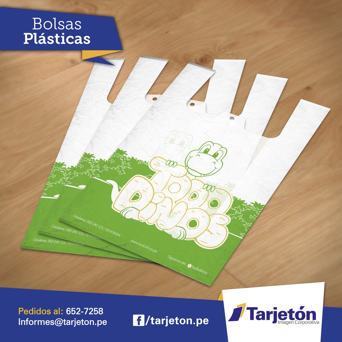 tarjetonpe's tweet photo. #Marketing 
Bolsa de Plástico, se presentan en diferentes tamaños y colores. https://t.co/MiZdGwmvUV