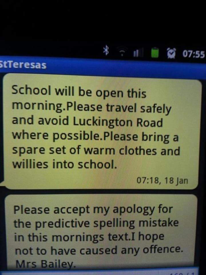 Oh dear!