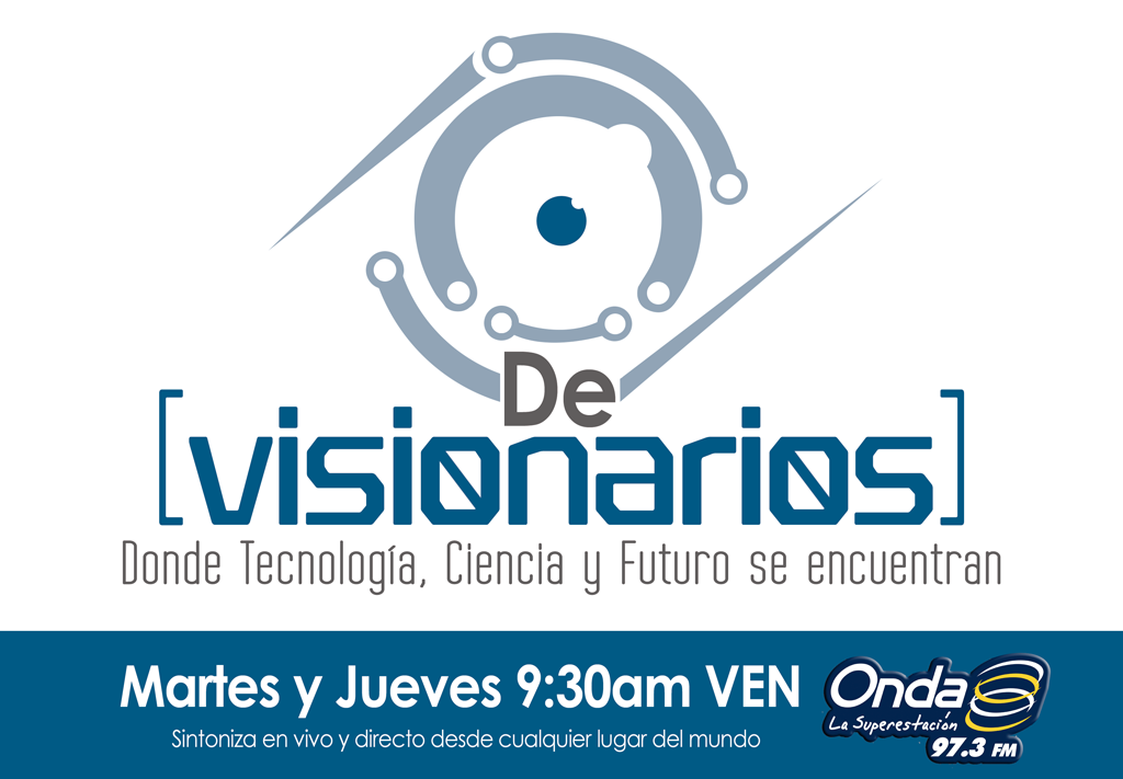 Visionario's tweet photo. Mañana martes 9:30am por @Onda973FM #DeVisionarios #CodigoVisionario #Venezuela #Tecnología #Ciencia #AlAire https://t.co/oZSJFnTmdh