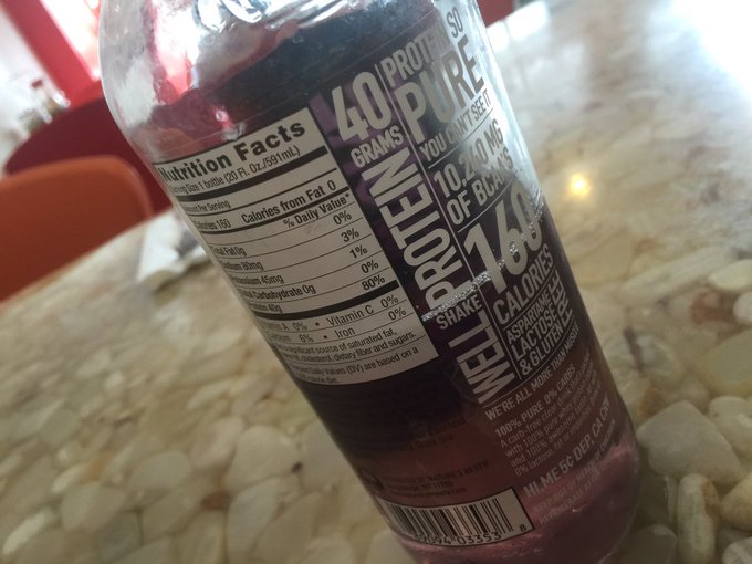 Trying out this new protein drink, it's really yummy!! 💜 https://t.co/C7kBHMKYYS<a href="/tag/manyvids"class="tags"><span>#manyvids</span></a>