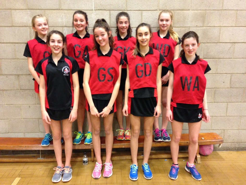 HGSPhysicalEd's tweet photo. Two fantastic wins for the U13 netball squads vs SJF tonight- 10-5 and 16-6! #HGSNetball #2WinsFrom2 @HarrogateGS https://t.co/2JJF3Di6an