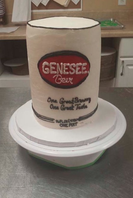 GeneseeBrewery's tweet image. The talented folks at @getcakedroc made this beautiful cake. We're in love! #roc getcakedroc.com