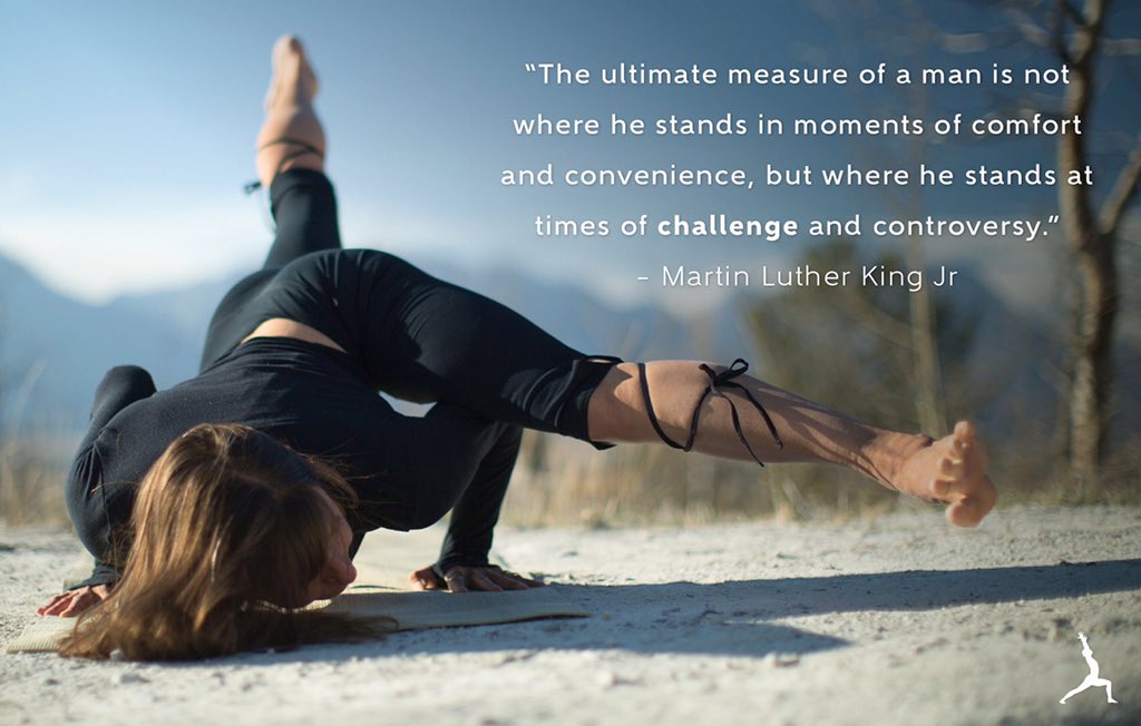 YogaToday's tweet photo. Thank you, Dr. King. Happy #MLKDay. https://t.co/tDbnPlYdF5