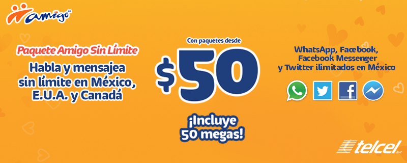 Telcel Twitterren Ahora Podras Hablar Y Mensajear Todo Lo Que Quieras Activando El Paquete Amigosinlimite Desde 50 Https T Co Sgk6wy1vmt