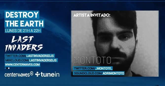 lastinvadersdjs's tweet photo. A las 21h cita con @_Montoto_ y unos servidores en @CenterWaves !! #DestroyTheEarth >>>> #BlueMonday https://t.co/0OeLERp0w2