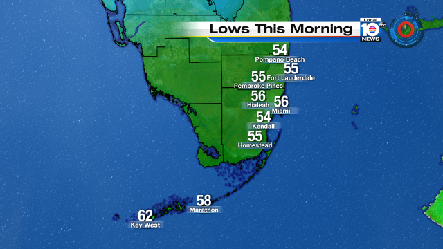 This is how we woke up this morning.Tomorrow will be colder watch local10 at Noon for more. https://t.co/BA8qm8ytxW