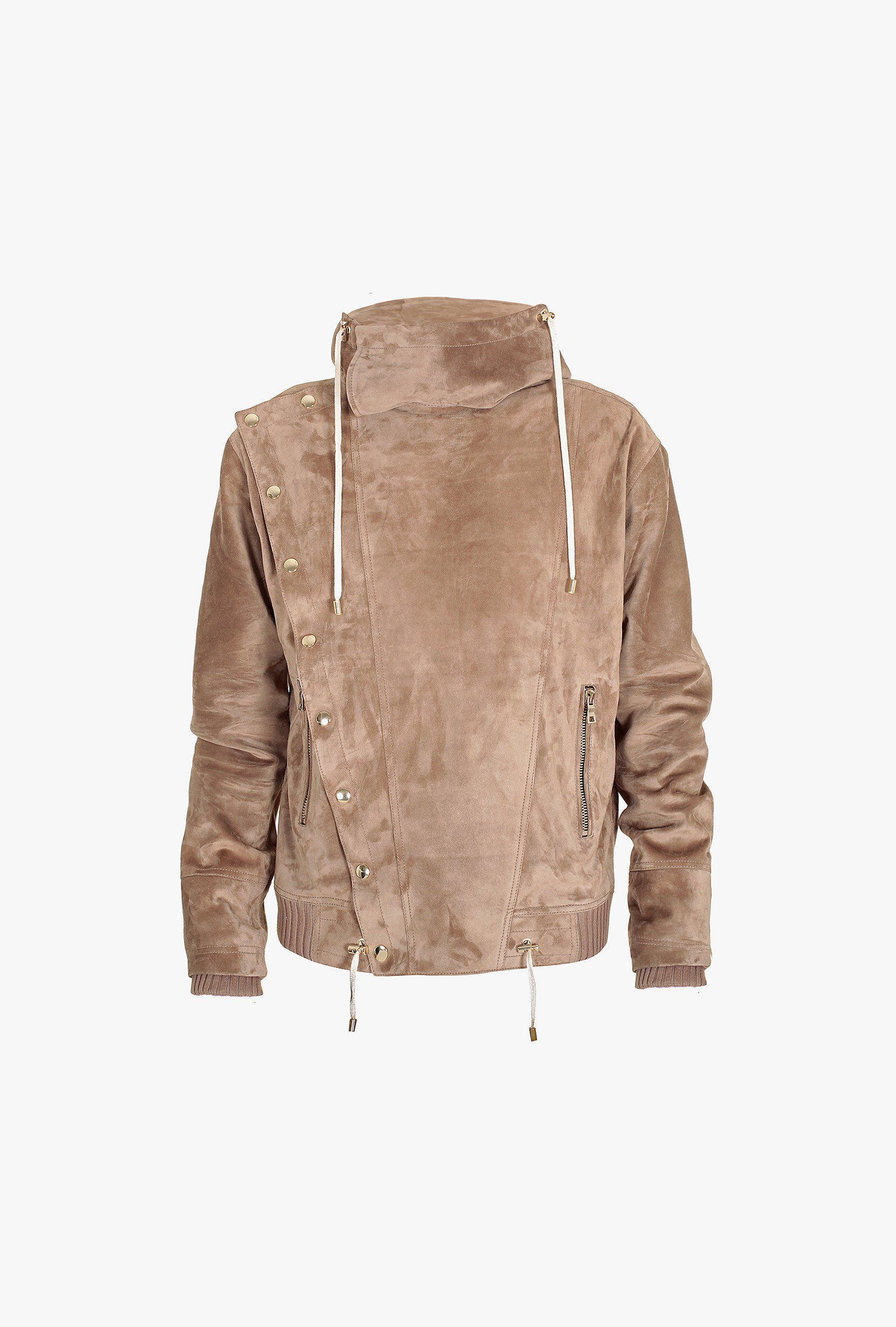Balmain suede deals biker jacket