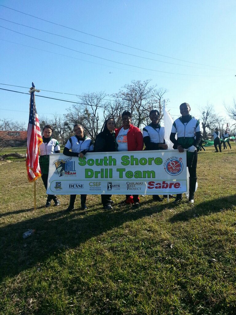 Sabre_Corp's tweet photo. Watch the @SouthShoreDrill team kick off today's @DallasMLK Parade on @NBCDFW! #MLKDay https://t.co/XfaLteMHr6
