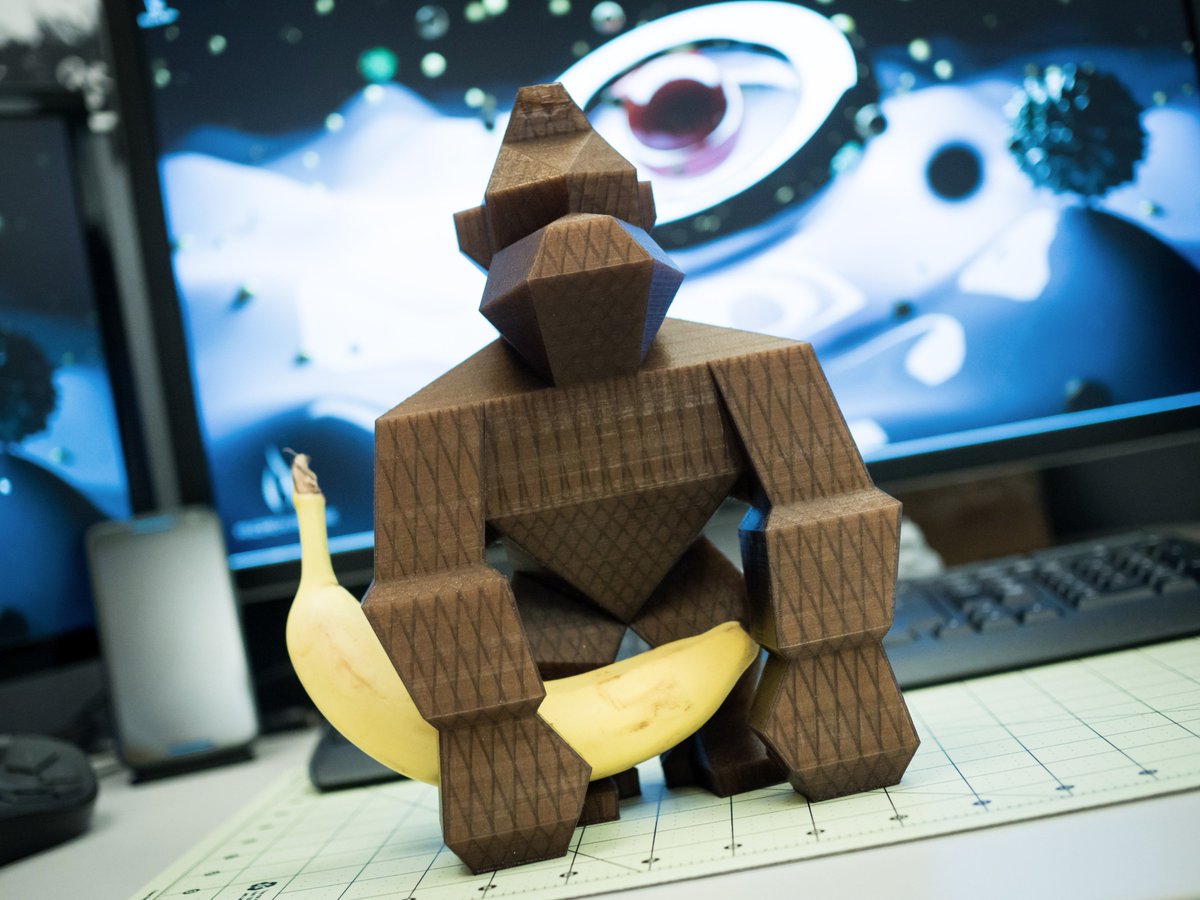 Testing Wound Up filament on our Axiom with a 10" DK. <a href="/airwolf3d/">Airwolf3D</a> @ScanSource3D <a href="/3DomUSA/">3Dom USA</a> <a href="/flowalistik/">Agustin Arroyo</a> #3dprinting