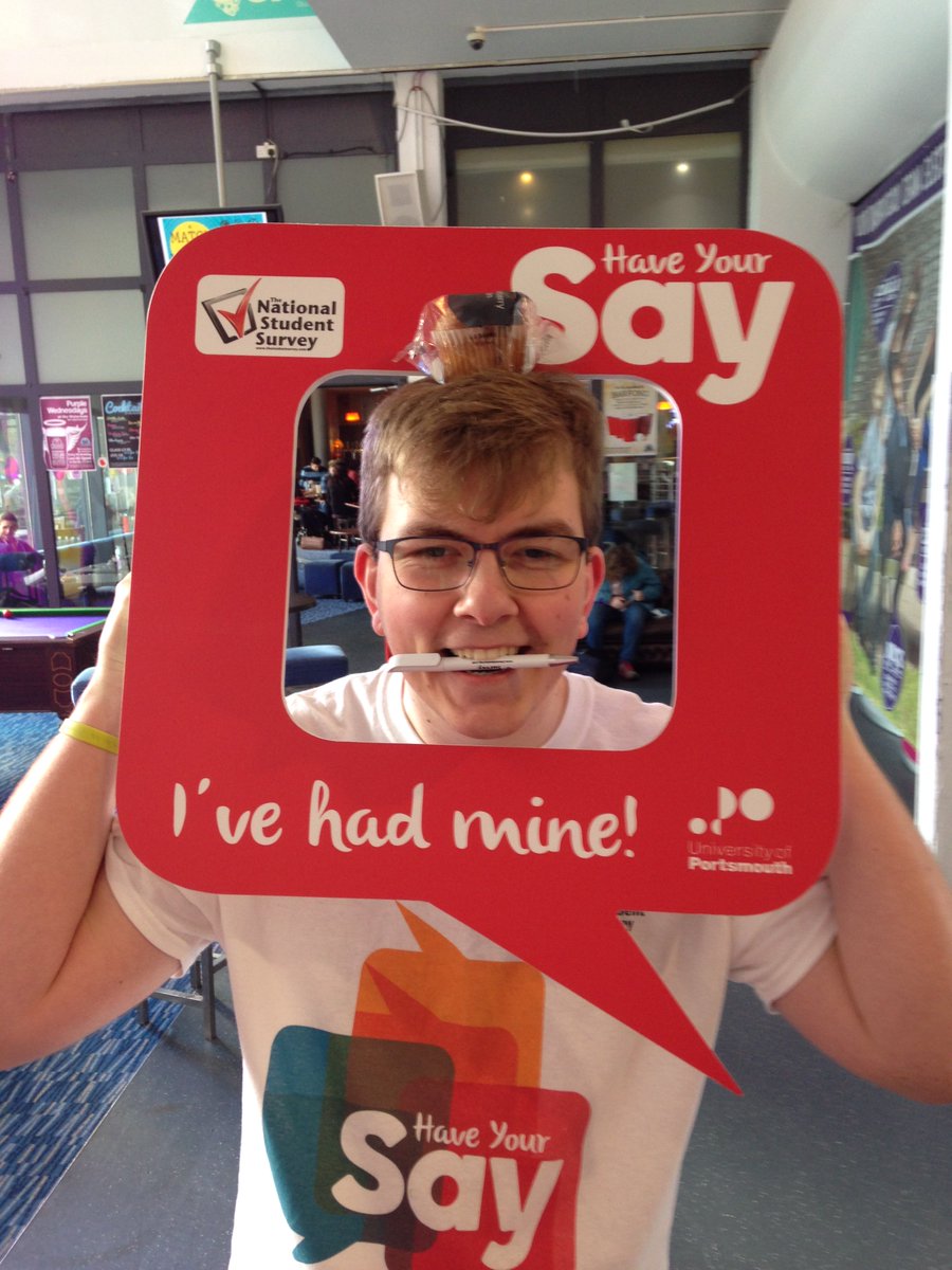 portsmouthuni's tweet photo. NSS Survey now open! Final year undergraduates, have your say and enter into our prize draw. https://t.co/90OADqzX4J https://t.co/lpbChlt5Rx