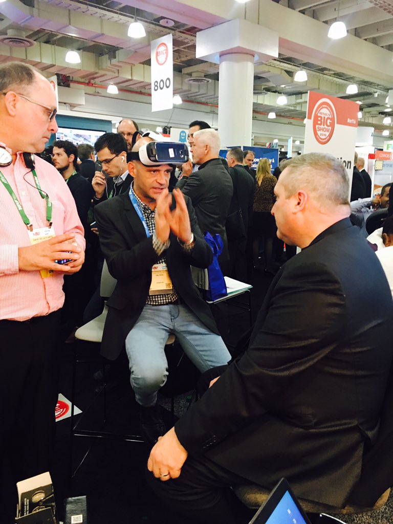 ValtechUS's tweet photo. VR Headset demo at the Valtech booth! Stop by 925 to experience virtual reality #nrf2016 #engineeringexperiences https://t.co/k2TMCZVFkN