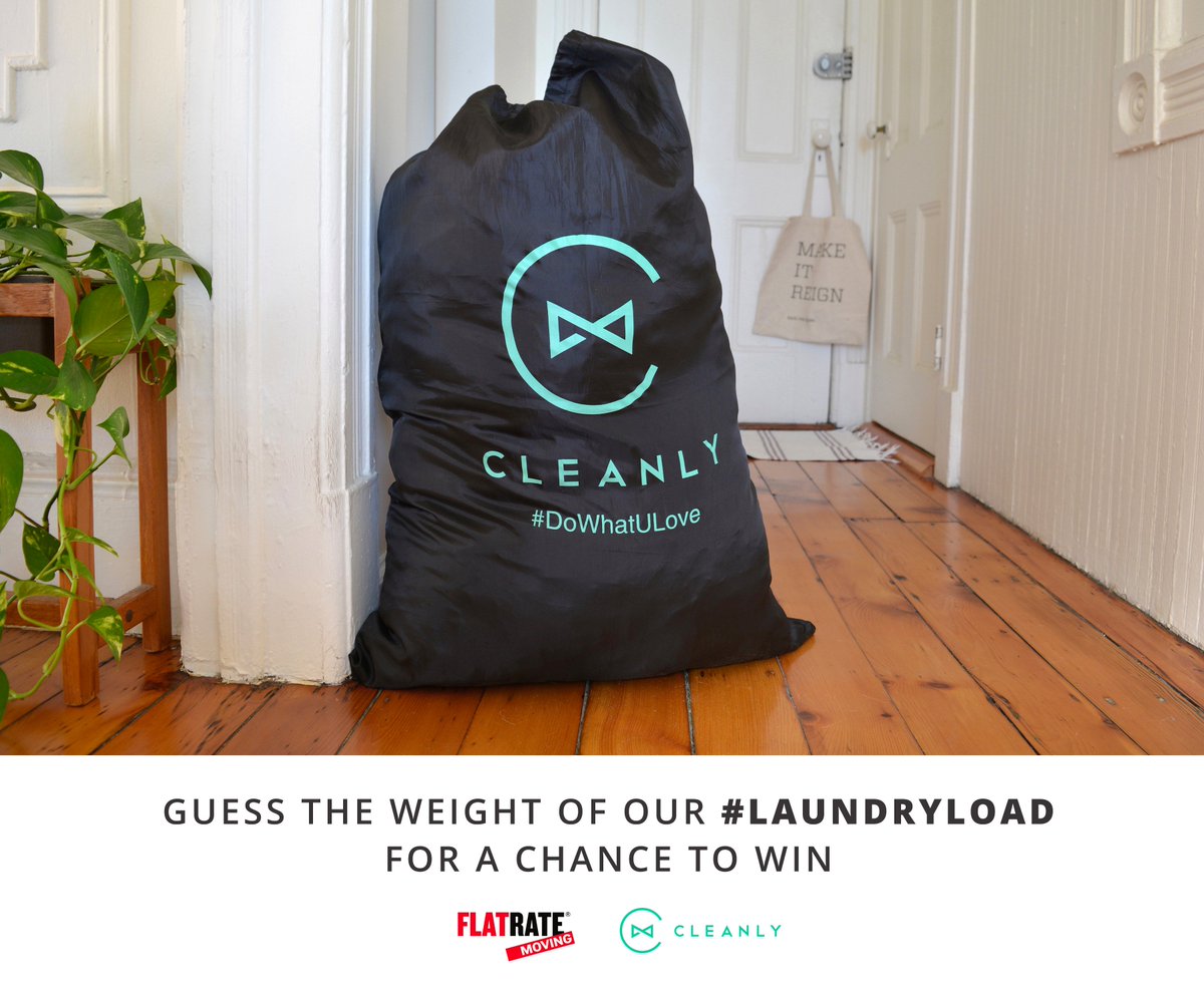 Cleanly's tweet photo. Round 2! Tweet us your best guess for the weight of our #laundryload for a chance to win! https://t.co/B5SrD4F0YQ https://t.co/Ff5mKXgVCl