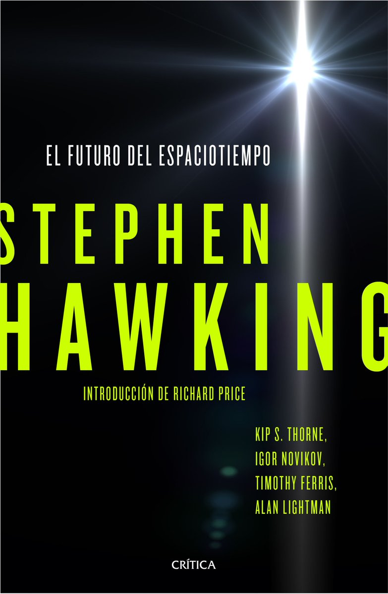 LibreriaMEH's tweet photo. #queleer #libronovedad "El futuro del espaciotiempo" de Stephen Hawking @Ed_Critica @LibrosLuzyVida https://t.co/csys8h1RPp