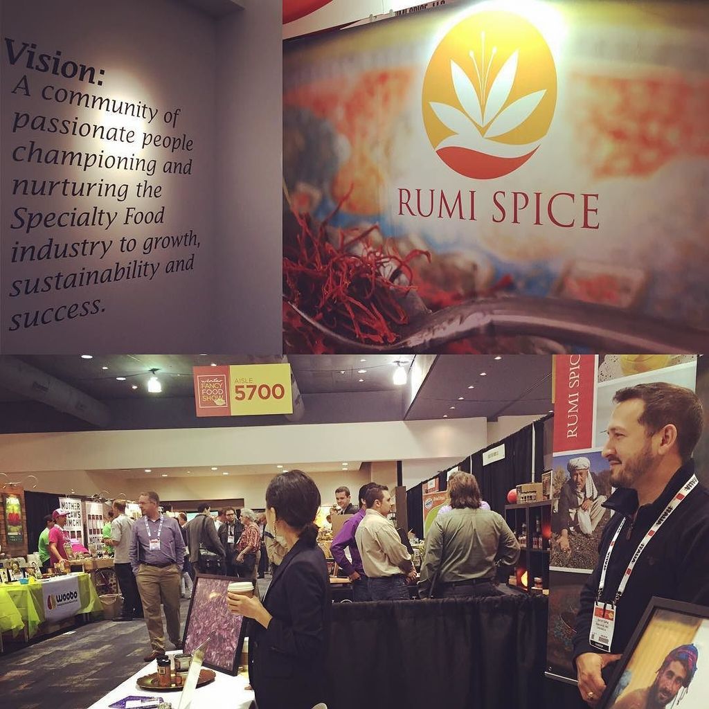 Stop by booth 5704 to learn more about how we are #CultivatingPeace one saffron flower at a time! by rumi_spice