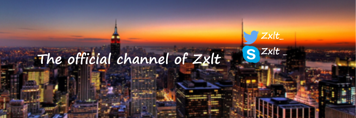 Zxlt_'s tweet photo. New youtube banner https://t.co/QSW9OVytlx