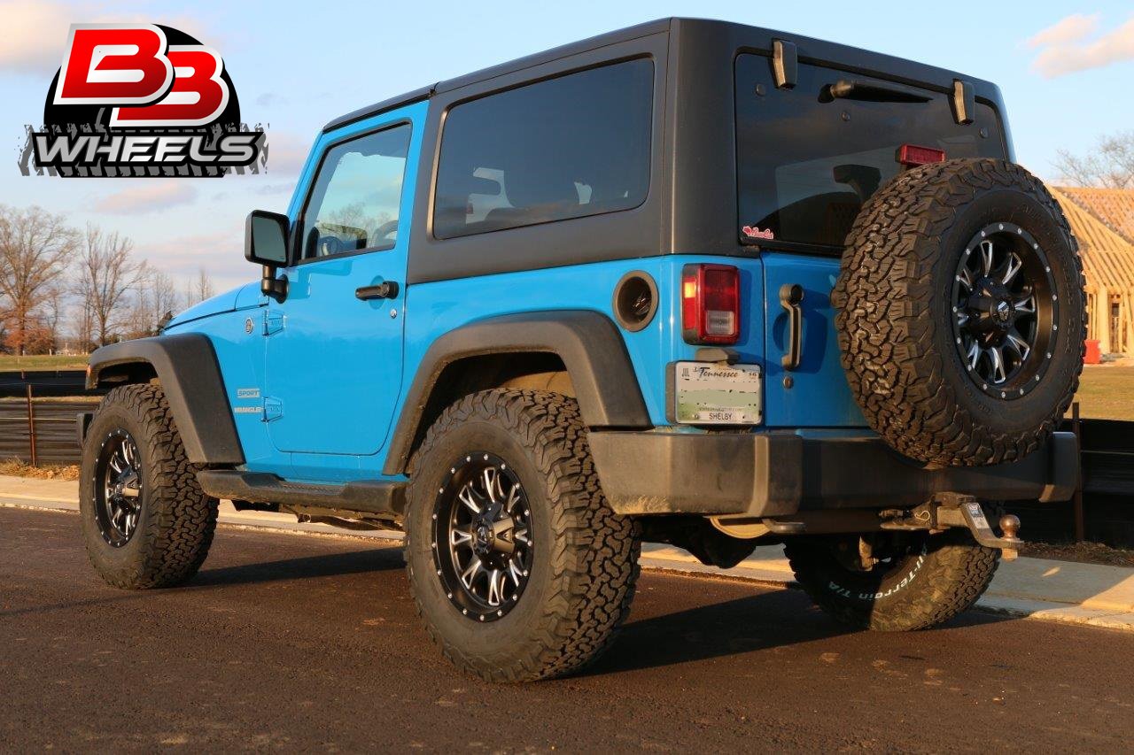 BB Wheels on Twitter "17x9 Fuel Throttle D513 wheels on a Jeep 