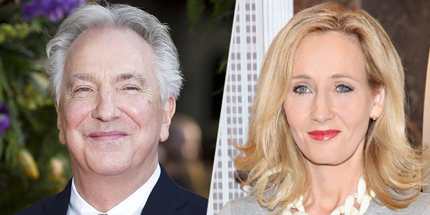 people's tweet photo. J.K. Rowling reveals the secret she told Alan Rickman about playing Severus Snape https://t.co/dsDQnpzPF0 https://t.co/dri8hR7bcQ