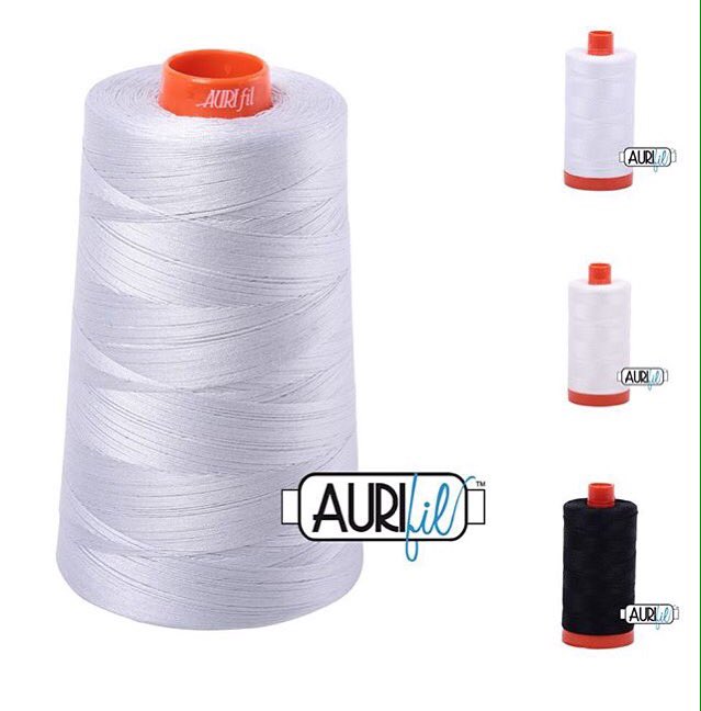 Got thread? <a href="/FluffySheepQuil/">FluffySheepQuilting</a> has just restocked their #Aurifil offering with spools and cones! #sewing #quilt