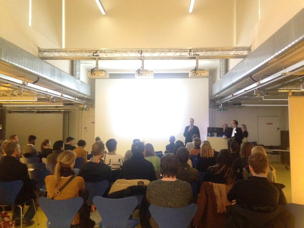 First talk of 2016 - Winners Talk taking place now.