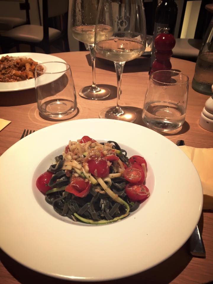 Salotto31's tweet photo. Black Ink Tagliolini with Crab #Seafood #Italian #CityofLondon #Venice @ #Salotto31 https://t.co/cfSpo911m0