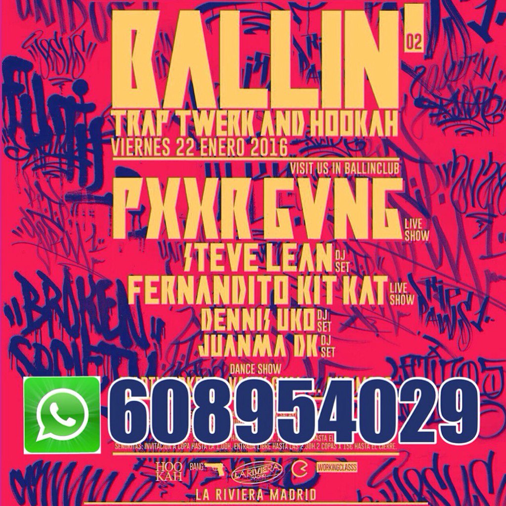 Maria__Fest's tweet image. 🎊 Este VIERNES en BALLIN (La Riviera)

#Madrid

🔹Pxxr Gvng, Dennis Uko 🎶

Info, listas y reservas

📲608954029