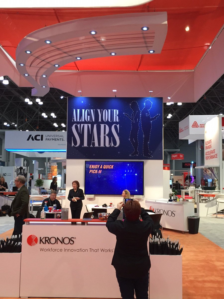 UKGInc's tweet photo. Kronos <3's your associates - do you? Come see us at booth 3242! #KronosRH #NRF16 https://t.co/M2kHnpoBfZ