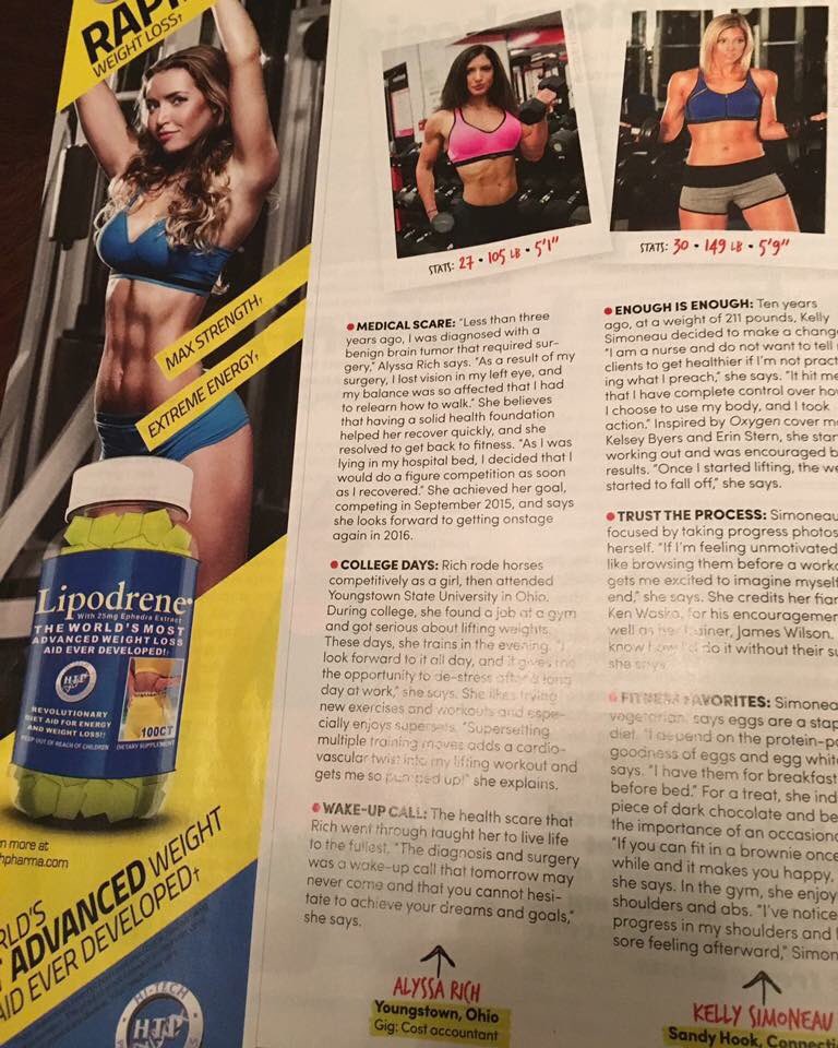 Inspirational feature on Youngstown's Alyssa Rich <a href="/_AlyssaRich_/">Alyssa Rich</a> in this month's Oxygen magazine 💪🏽
