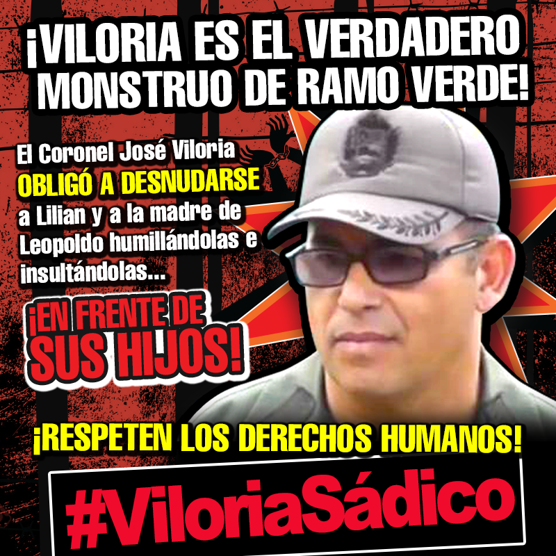 DolarToday's tweet photo. ¡ENFERMO! Reconoce al sádico Coronel que desnudo a la madre de Leopoldo Lopez frente a sus nietos #ViloriaSadico https://t.co/AMRIvdAiK8
