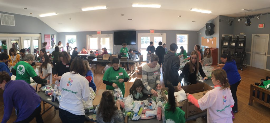 Many youth came out today for our MLK Day of Service #theY #ymca #becauseY #somuchmore #doylestown