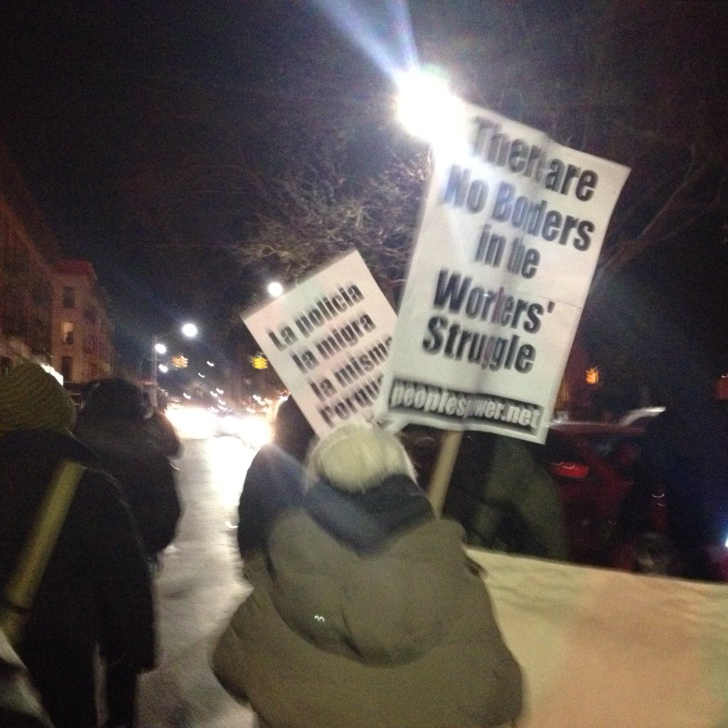 b_lts_'s tweet photo. Tonight in Bed Stuy and Crown Heights. #NYCShutItDown #IceFreeNYC #BlackLivesMatter #ReclaimMLK #MLKDay2016 https://t.co/5MFdj3t3Tt
