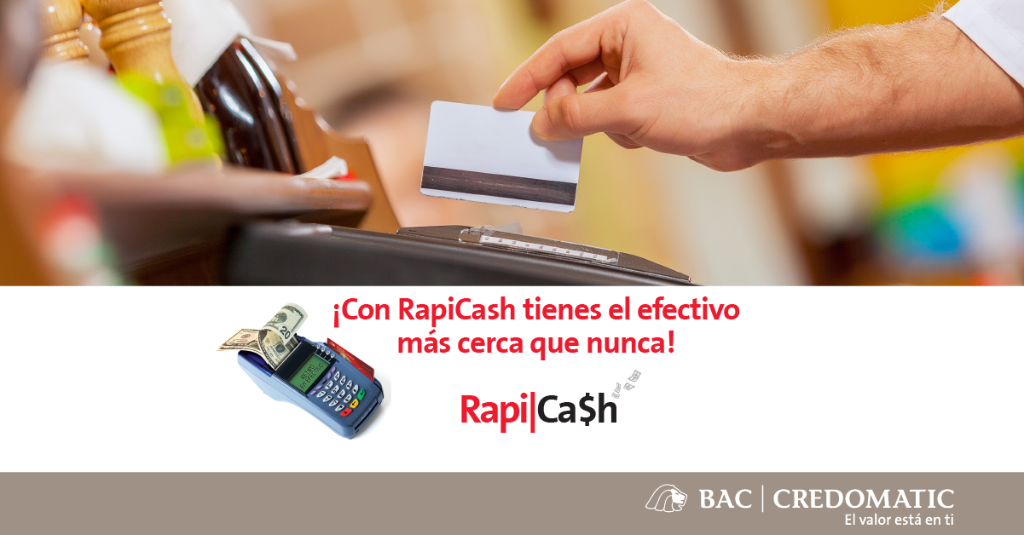 BACCredomaticSV's tweet photo. Con #Rapicash retiras efectivo #GRATIS con tarjetas #BACCredomatic en comercios afiliados. Más info: 2206-4000 https://t.co/iSifToCe59